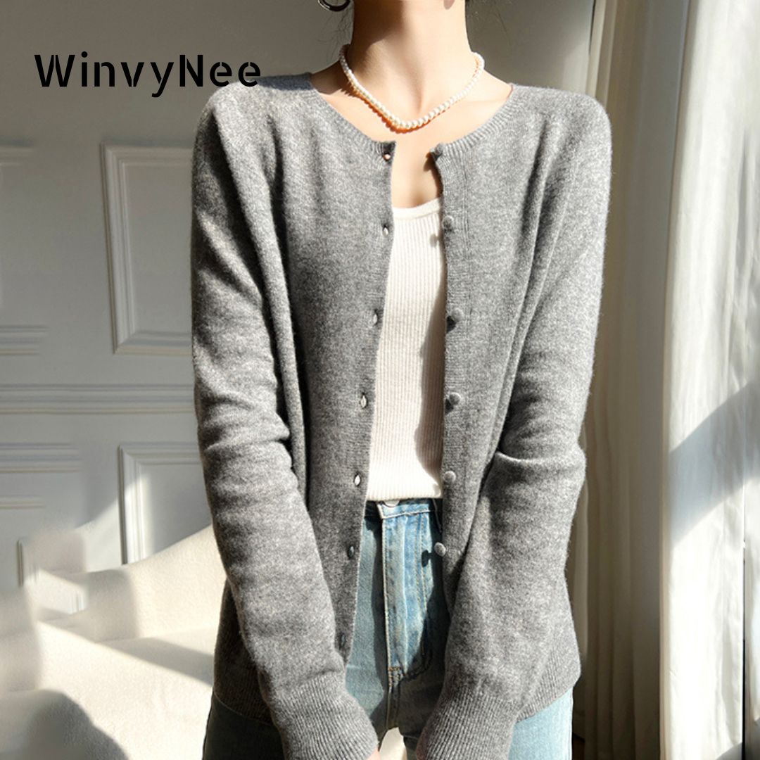 Vintage Collectible Buttons - WinvyNee 2024 New Trend Women's Wool