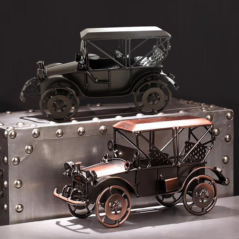 Vintage And Collectible Toys - European Style Vintage Alloy Old Car