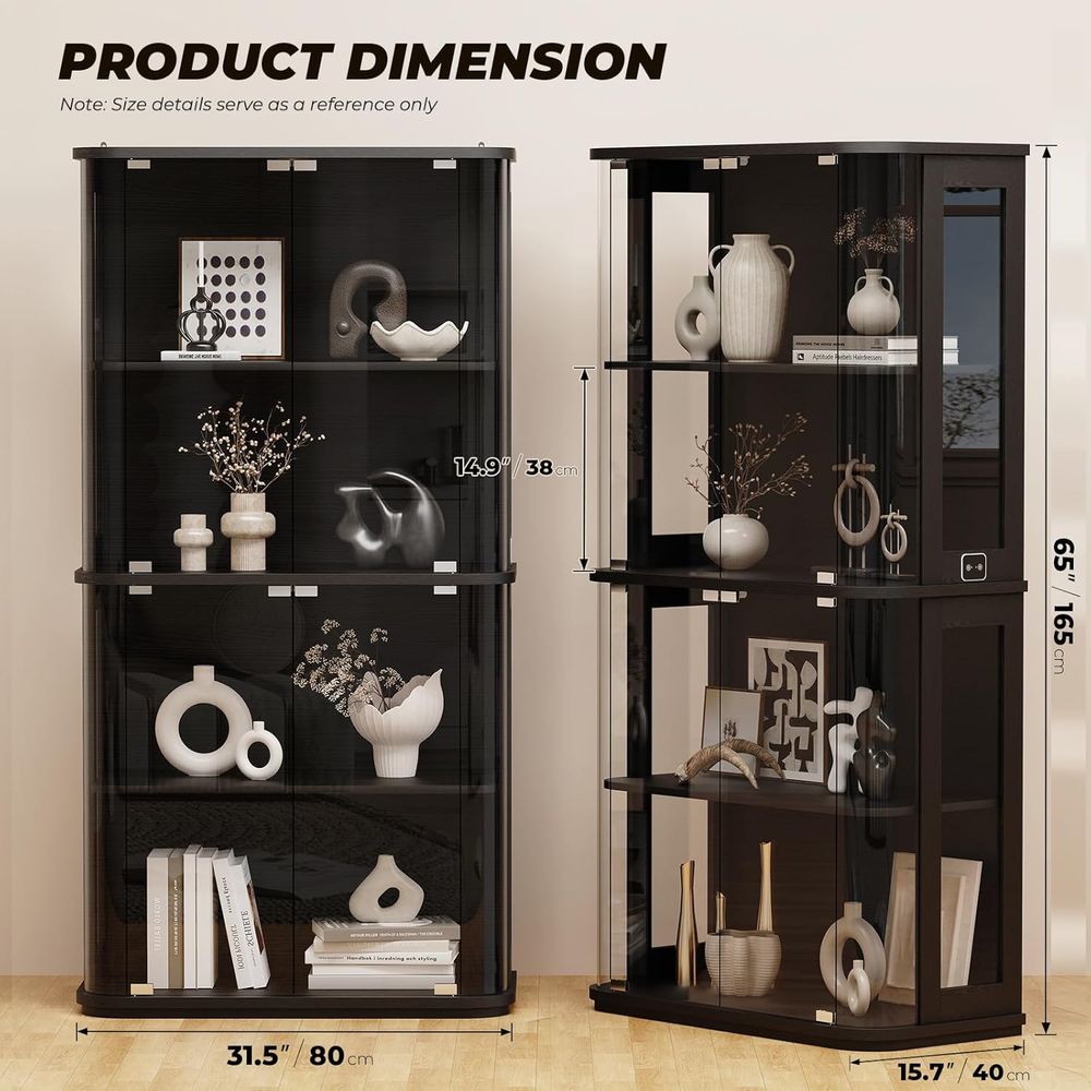 Rounded Display Cabinet with G - Collectible & Vintage Dolls For Christmas ulasan dan harga