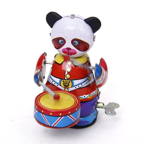 Wind Up Clockwork Panda Drumme - Vintage And Collectible Toys ulasan dan harga