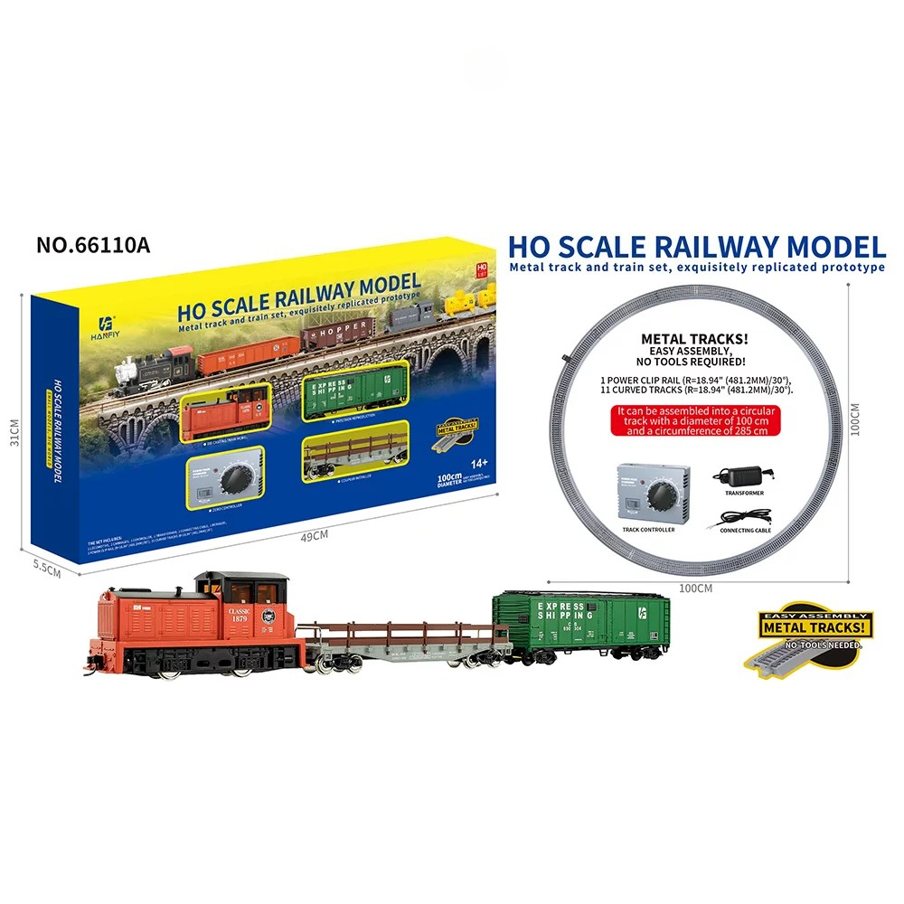 HO Scale Metal Rail Train Mode - Vintage And Collectible Toys ulasan dan harga