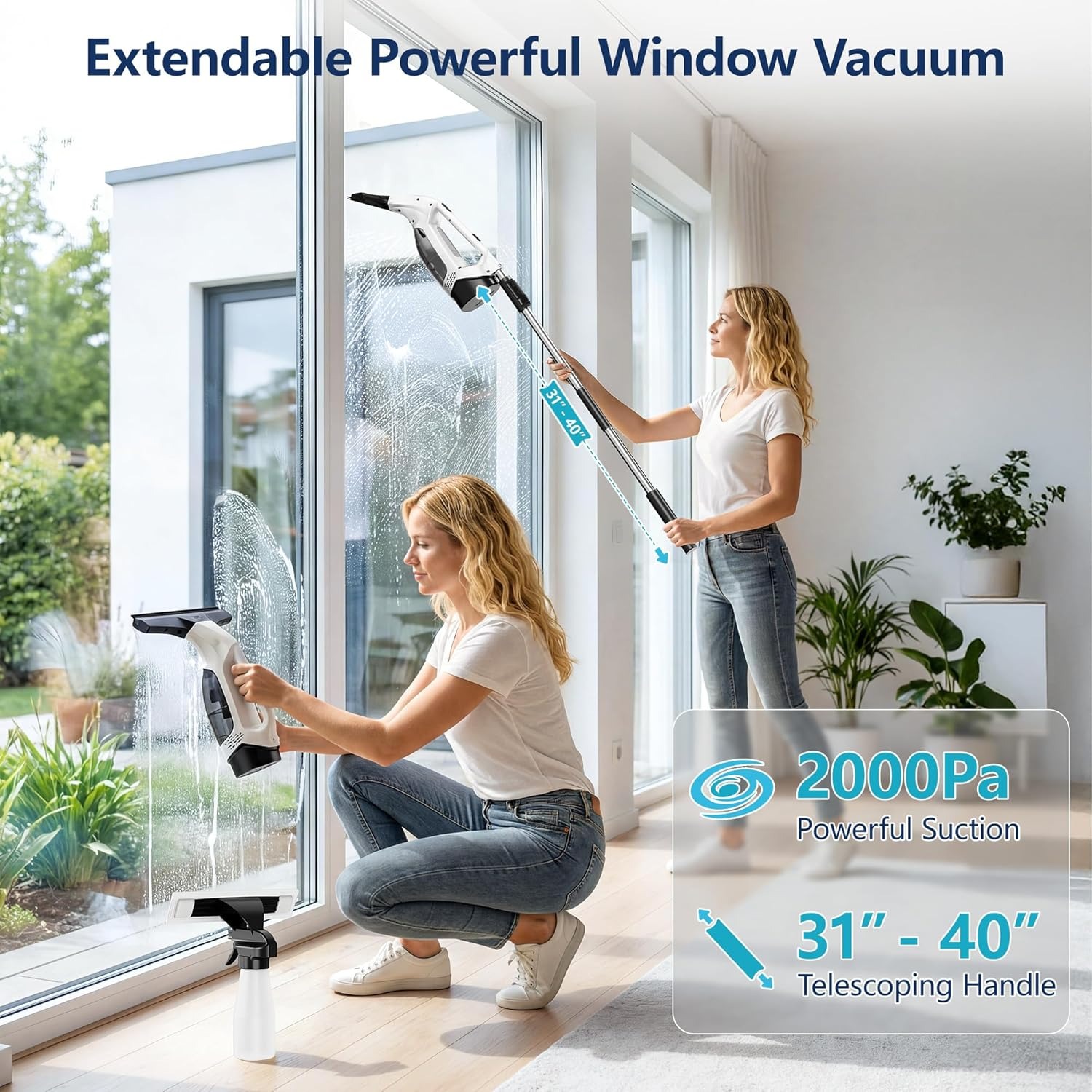 2000Pa Handheld Window Vacuum  - Collectible & Vintage Dolls For Christmas ulasan dan harga
