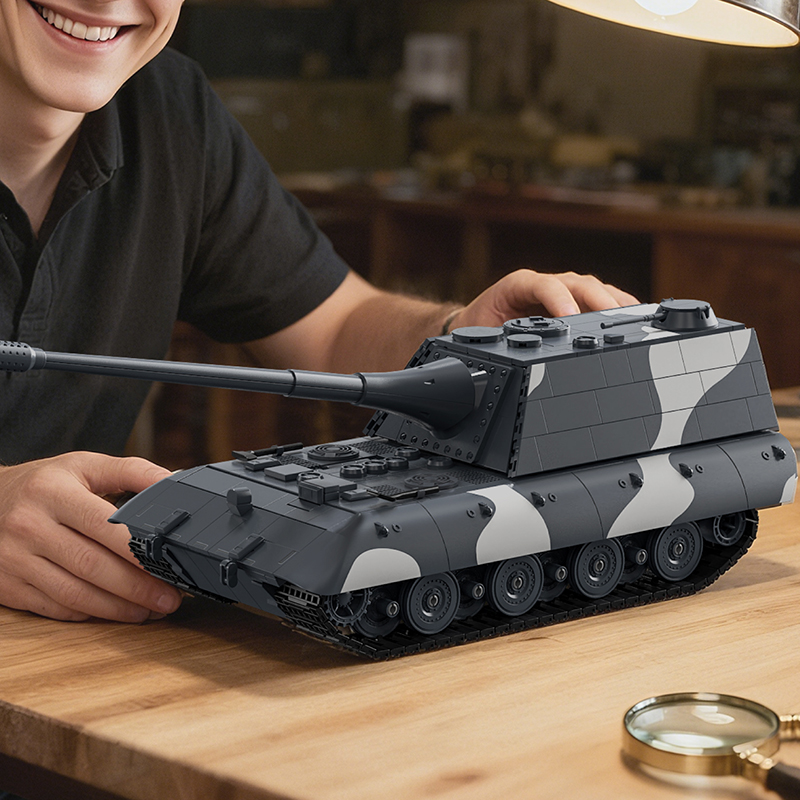 1836pcs MOC adult E-100 Tank D - Vintage And Collectible Toys ulasan dan harga