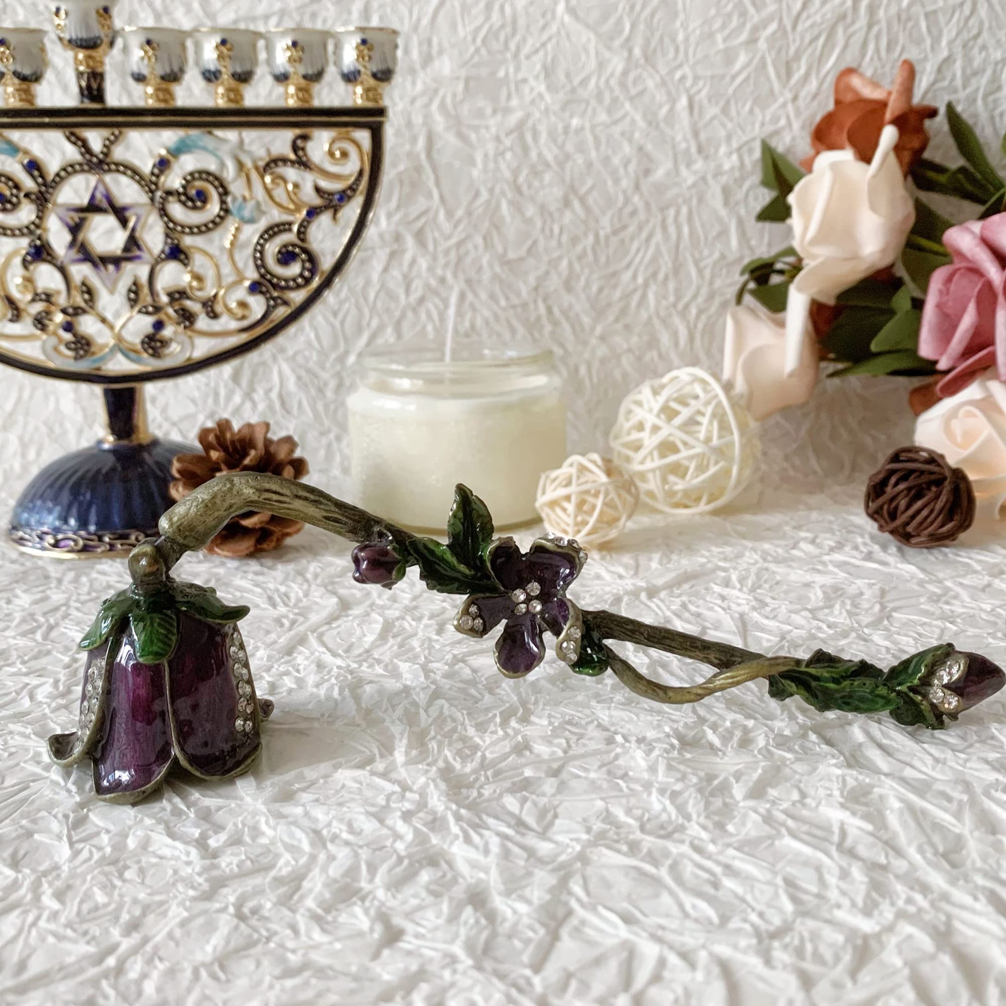 Luxury Menorah Candle Snuffer  - Collectible & Vintage Dolls For Christmas ulasan dan harga