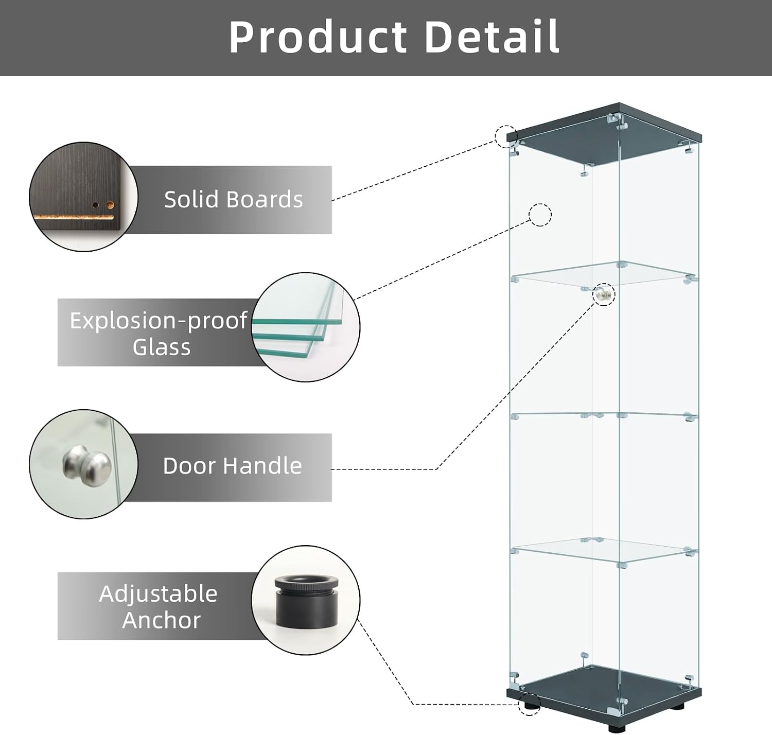 Glass Display Cabinet With Loc - Collectible & Vintage Dolls For Christmas ulasan dan harga