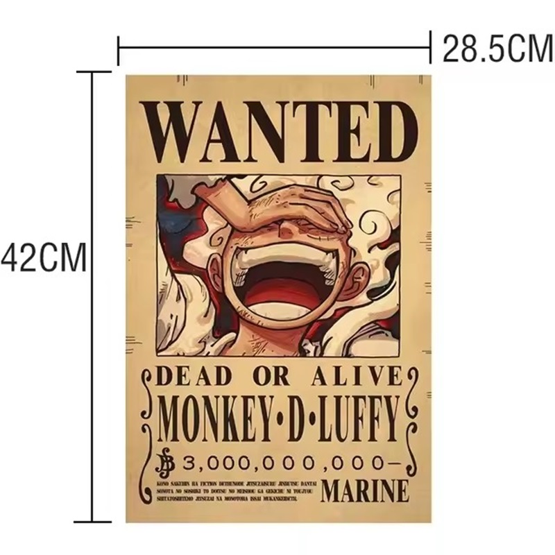 Anime One Piece Bounty Wanted  - Vintage Collectible Items ulasan dan harga