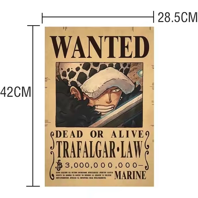 Anime One Piece Bounty Wanted  - Vintage Collectible Items ulasan dan harga