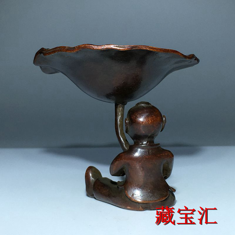 Vintage Antique Lotus Leaf Chi - Vintage Collectible Items ulasan dan harga