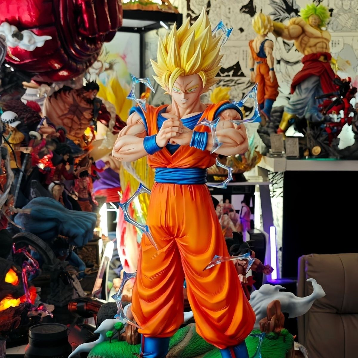 Dragon Ball Super Saiyan 2 Gok - Vintage Collectible Figurines ulasan dan harga