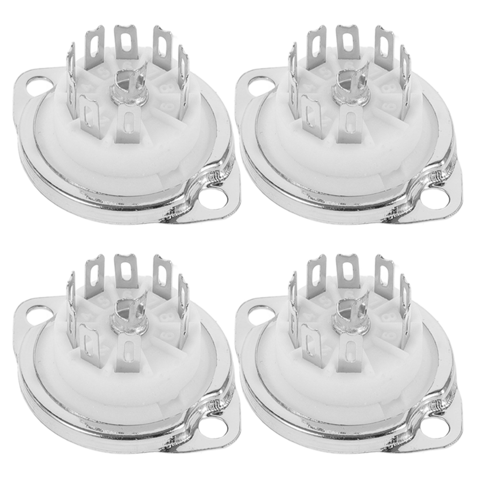 4Pcs 9-Pin Ceramic Tube Socket - Tube Amplifier Part ulasan dan harga